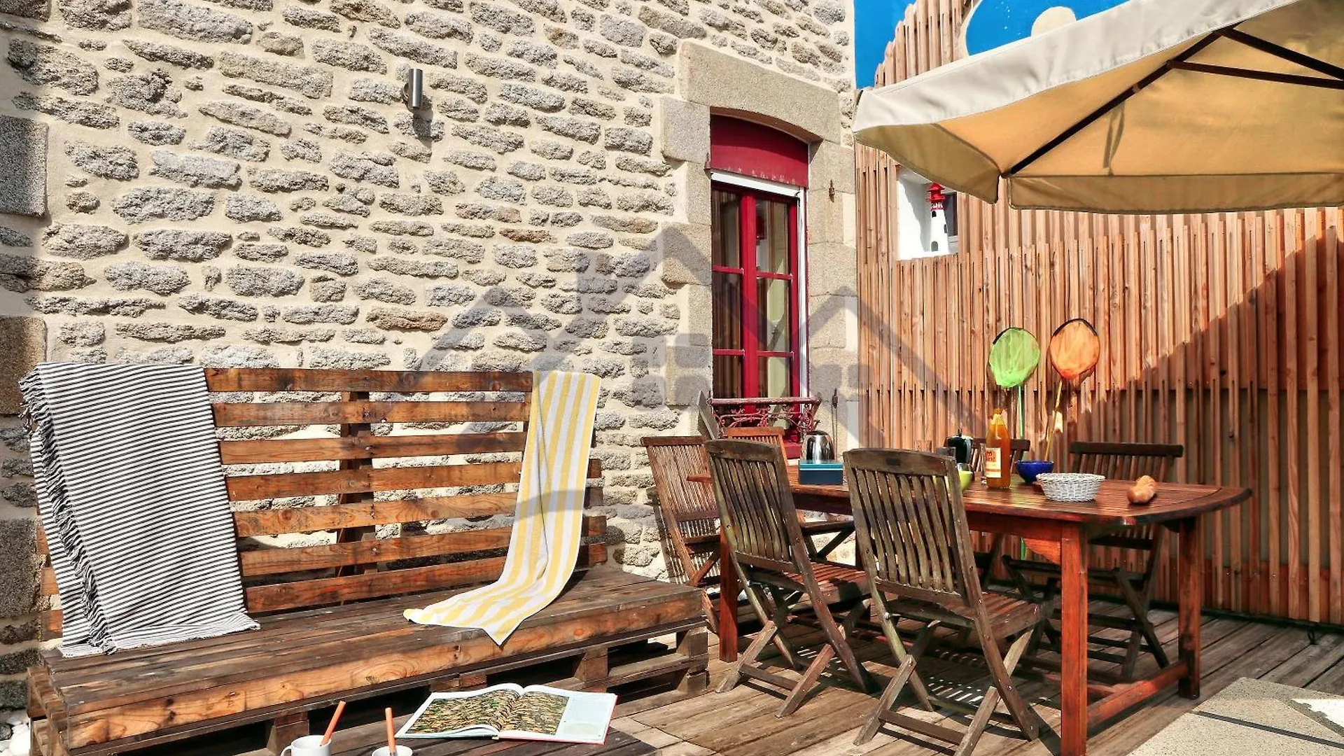 Localise - M11B - A La Pointe - Maison De Vacances Avec Jardin Entierement Clos - A 50M De La Plage - 700M Du Centre - Tout A Pied - Wifi Inclus - Draps Inclus - Animaux Bienvenus Guilvinec 0*,  Fransa